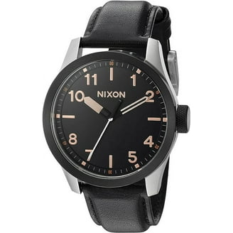 Nixon Men's A074000 The Murf Black Rotating Dial Black IP Steel