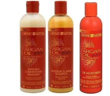 Creme Of Nature Argan Oil Trio Set Moisture Shine Shampoo