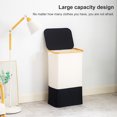 thumbnail image 2 of LCXmlly Soap Storage Box Collapsible Laundry Hamper (105L) Large Capacity with Lid and Handle Clothes Basket, 2 of 6