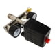 thumbnail image 5 of Interruptor de control de presión Medidores de regulador dual Unión Válvula de bola Accesorios para compresores de aire 0‑180PSI, 5 of 5
