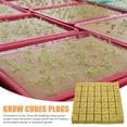 thumbnail image 6 of 49pcs Stonewool Grow Cubes Plant Propagation Seedling Block Starting Growing Media, 6 of 6