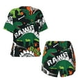 thumbnail image 5 of Xecao Dinosaur Skeleton print Swimsuit for women, Summer-ready, sporty style.Quick-dry fabric. Many sizes & colors., 5 of 9