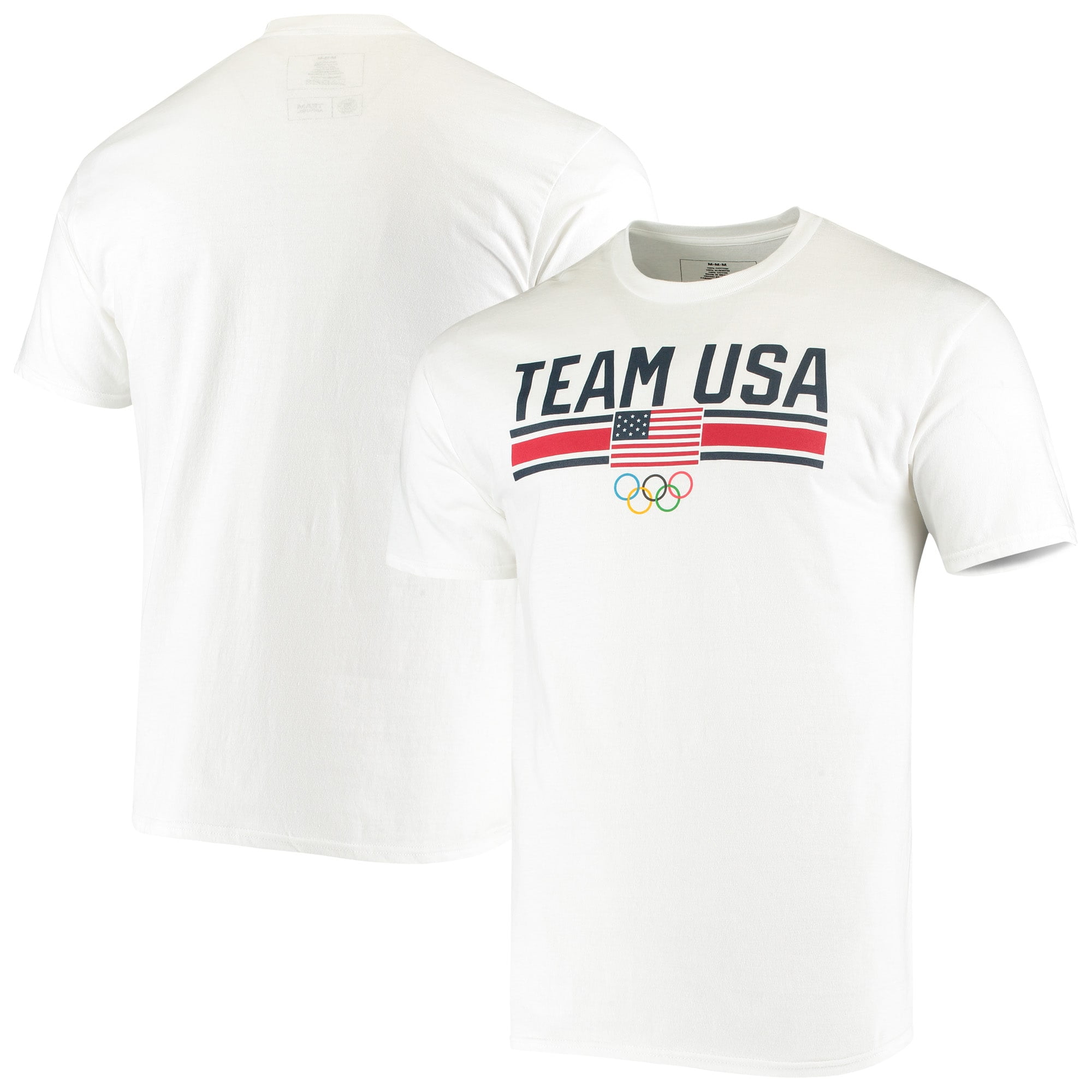 Olympic Rings USA T-Shirt Long Sleeve S-5XL Choose Color 