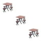 thumbnail image 3 of Tholdsy 1/12 Miniature Room Furniture Kit Chair Foldable Table Plastic Set Type1 NO1, 3 of 6