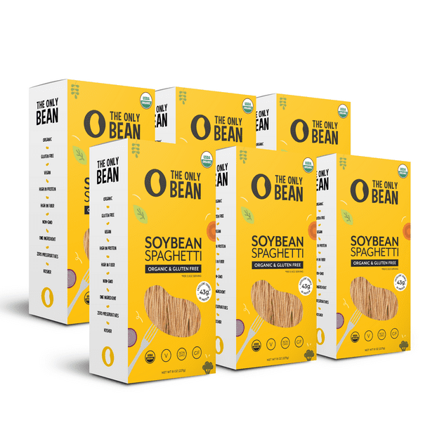 The Only Bean Organic Soybean Spaghetti Noodle, Gluten Free Pasta