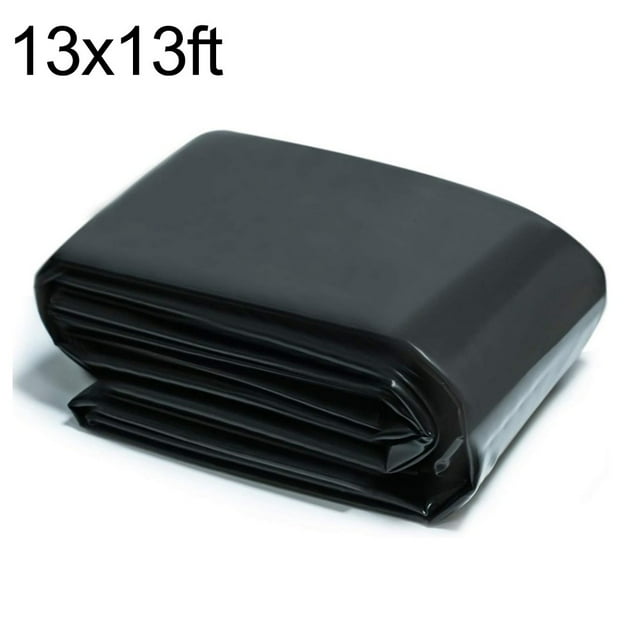 Bgsha Robust Black Pond Liner 0 2mm for Fountains Ensures Secure Water Containment