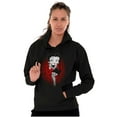 thumbnail image 3 of Betty Boop Dark Goth Tattoo Skull Hoodie Sweatshirt Women Brisco Brands S, 3 of 5