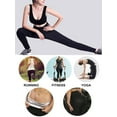 thumbnail image 5 of Women High Waist Slimming Sport Pants Body Shapers Capris Sweat Sauna Workout Yoga Tummy Control Panties Pants Sauna Shaping Shapewear Plus Size S-2XL,Black, 5 of 7