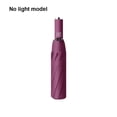 thumbnail image 4 of Paraguas plegable inverso grande Bewildely con linterna LED a prueba de viento y sol rojo vino, 4 of 6