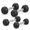 5 lb Pair-Single/Pair, variant on 8 lb Pair Single/Pair Hex Rubber Coated Cast Iron Exercise Dumbbells