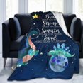 thumbnail image 5 of Dinosaur Blanket Cute Dinosaur Throw Blanket Wild Animals Stuff Plush Blanket Fleece for Girls Boys Super Soft Warm Cozy Dino Flannel for Couch Bed Sofa Gifts for Kids Teens Adults 80"x60", 5 of 6