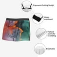 thumbnail image 6 of Daiia Colorful Abstract Waves Men's Underwear Boxer Briefs, Cotton Stretch Moisture-Wicking Underwear-XX-Large, 6 of 9