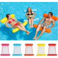 thumbnail image 2 of Vett Floating Bed 130.0 * 73.0cm Foldable Swimming Pool Hammock Mattress Summer Inflatable Floating Chair, 2 of 5