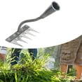 thumbnail image 6 of figatia Garden Rake Lawn Loosening Practical Sturdy Versatile Heavy Duty Hand Tool for Gardening Outdoor Homeowners Yard Cultivating 5, 6 of 8