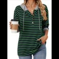 thumbnail image 1 of Sudaderas con Capucha de Moda para Mujer, Sudaderas Holgadas de Gran Tamaño, Camisetas de Larga, Corte Holgado Azul Marino L, 1 of 10