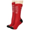 thumbnail image 2 of 18th Birthday Socks Making America Great Since 2007 Gifts Conservative Gifts 1-Pair Novelty Crew Socks, 2 of 5