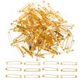 thumbnail image 1 of 200 imperdibles dorados de 1,6 pulgadas de largo, imperdibles grandes de metal para prevenir la oxidación, para ropa, manualidades y chaquetas., 1 of 14