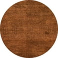thumbnail image 1 of Ahgly Company Indoor Round Abstract Sedona Brown Abstract Area Rugs, 3' Round, 1 of 6