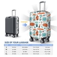 thumbnail image 6 of Daiia Cute Tableware Luggage Cover, Thickened Washable Travel Luggage Covers, Elastic Unique Baggage Covers for 18-20 inch Luggage-Medium, 6 of 9