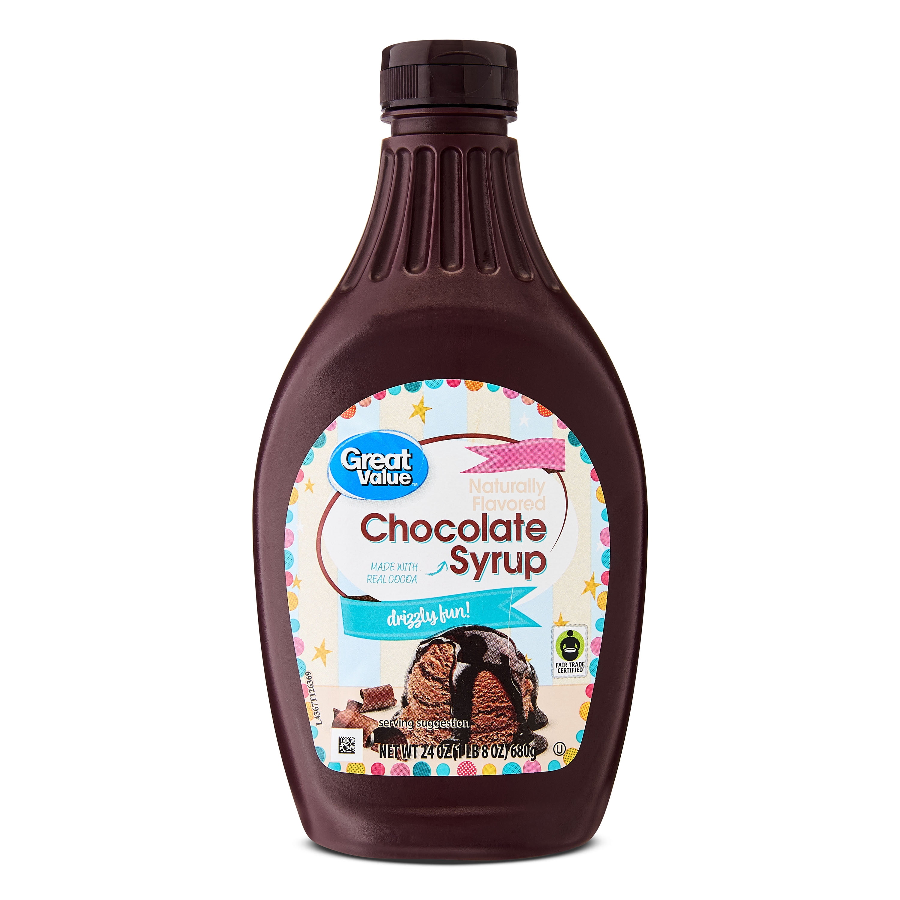 (2 pack) Great Value Chocolate Syrup, 24 oz