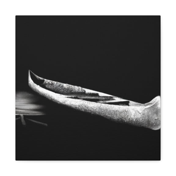 Canoe on the River - Canvas