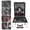Silver, variant on 20 inch Portable 3 Drawer Steel Tool Box with Metal Latch Closure for Workshop Organization, Black&Red