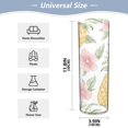 thumbnail image 3 of Plastic Vase 11.8"×3.9" Translucent Cylinder Vase Durable Flower Vase Storage Bottle for Modern Home Wedding Decor Floral Pineapple Pattern, 3 of 6
