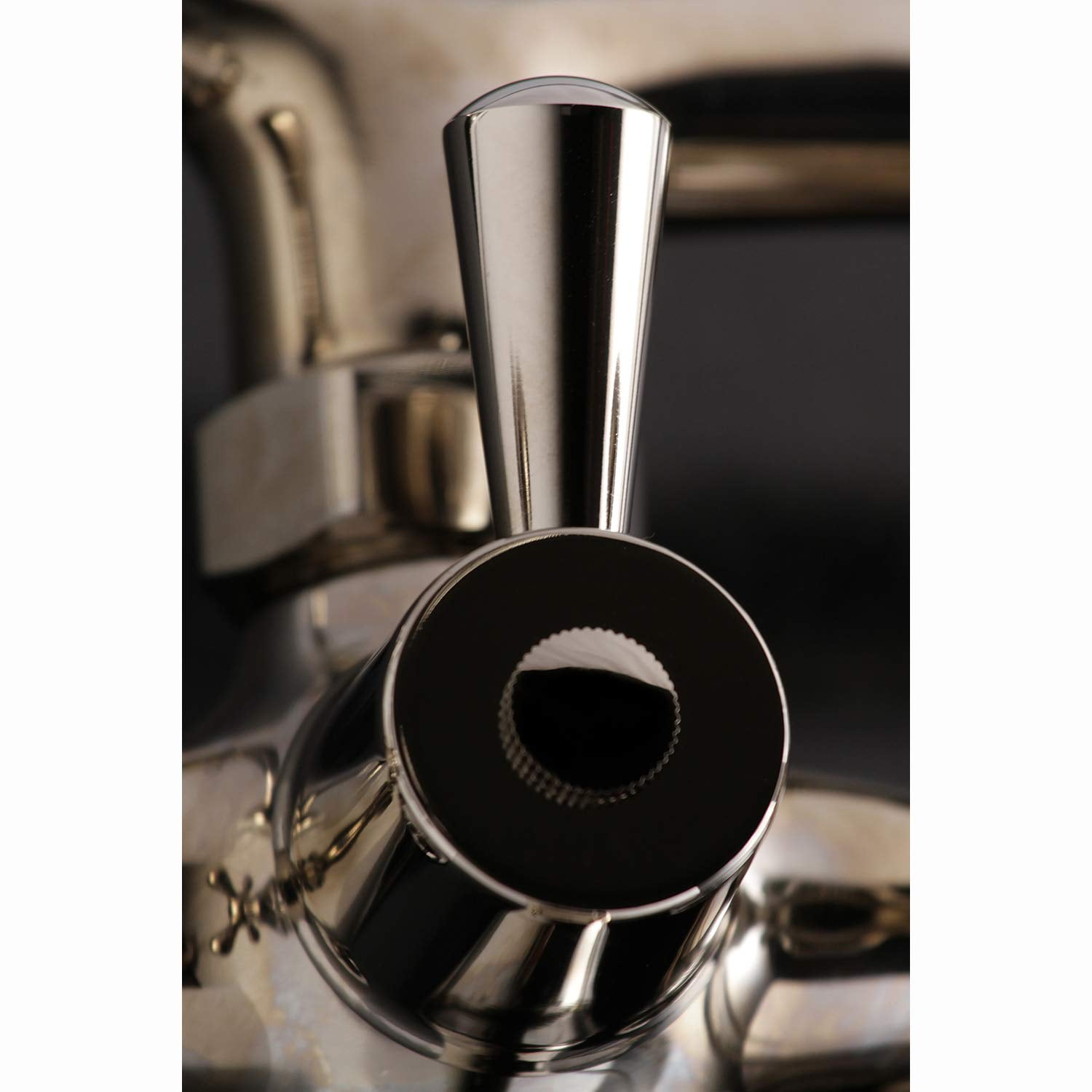 Wall-Mount Clawfoot Tub Faucet, Polished Nickel, Tub Wall Mount KS265PN