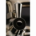 thumbnail image 3 of Kingston Brass Wall-Mount Clawfoot Tub Faucets With Polished Nickel KS265PN, 3 of 7
