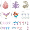 thumbnail image 2 of Mermaid Cake Toppers Under the Sea Mermaid Tail Cake Decorations for Birthday Baby Shower Party Supplies, 2 of 5