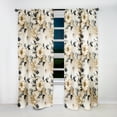 thumbnail image 3 of Designart "Victorian Bohemian Fusion XIII" Floral Blackout Curtain Panels, 3 of 4