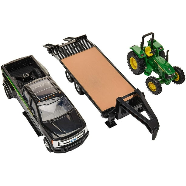TOMY John Deere Tractor yamp; Ford Pickup con remolque Goose TOMY TOMY