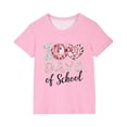 thumbnail image 2 of Xihbxyly Camiseta con Estampado Escolar, Bonita Camiseta de Cuello Redondo, Tela Suave y Transpirable, Ropa Informal, Conjunto de Verano para Niñas, Ropa Escolar Diaria, de 3 a 14 Años, Un Regalo de, 2 of 6