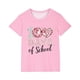 thumbnail image 2 of Fiudx Camiseta con Estampado Escolar, Bonita Camiseta de Cuello Redondo, Tela Suave y Transpirable, Ropa Informal, Conjunto de Verano para Niñas, Ropa Escolar Diaria, de 3 a 14 Años, Un Regalo de Mod, 2 of 6