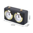 thumbnail image 4 of Fichiouy International Analog Chess Mechanical Retro Timer Clock Two Base Time Black New, 4 of 8