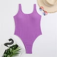 thumbnail image 4 of Women's Swimsuits Tummy High Waisted Bathing Suit Wrap Tie Back Monokini Swimwear 1 Piece Swimsuit, 4 of 4