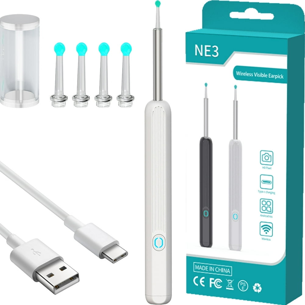 Otoscope Pour Nettoyage Des Oreilles - Avec Lentille 3,5mm Et 6 LED, Usage Adulte