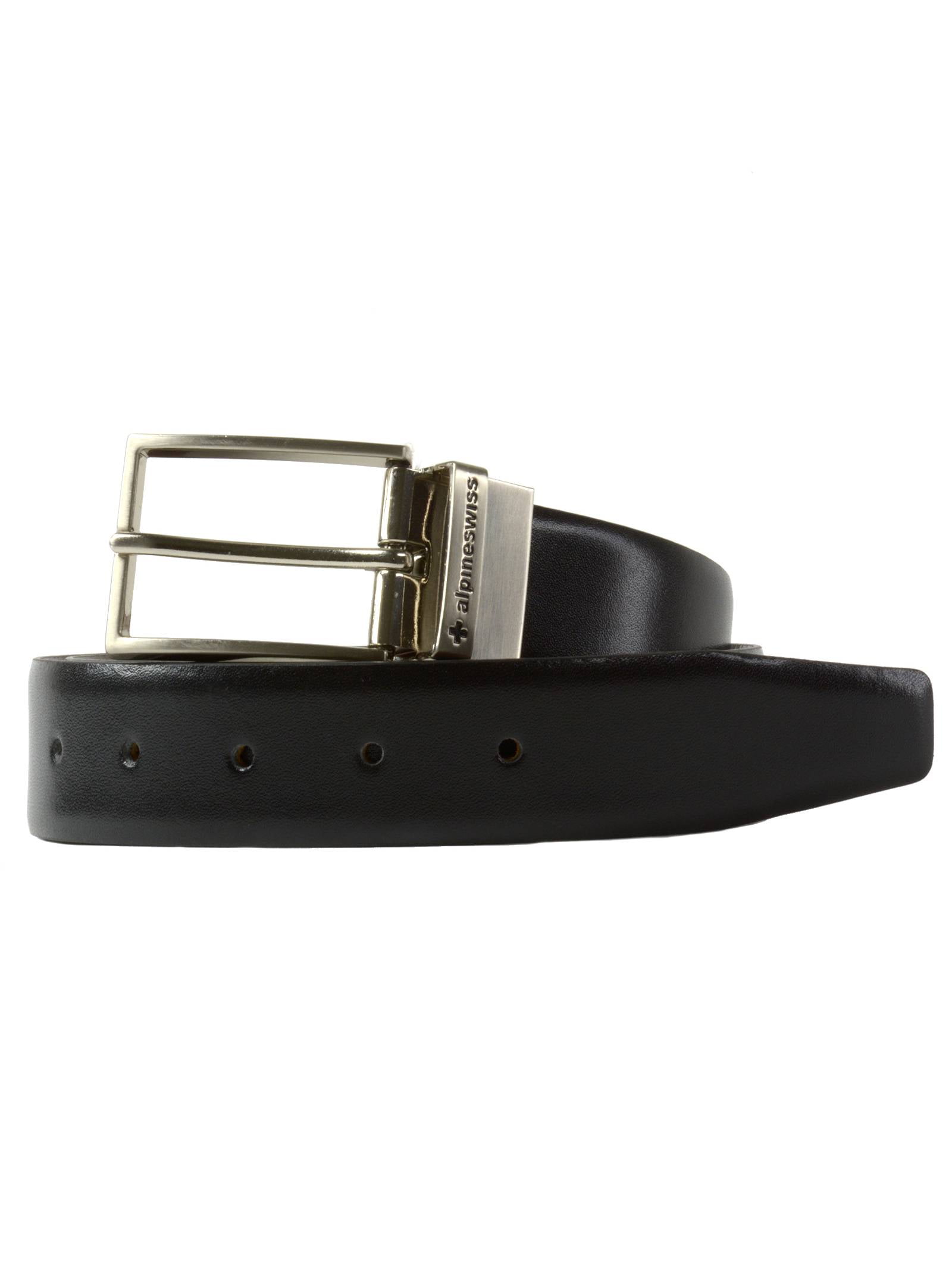 Alpine Swiss Mens Belt Reversible Black Brown Philippines Ubuy