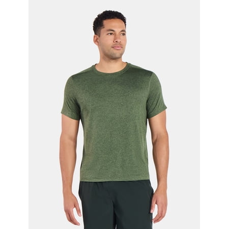 Athletic Works Men's and Big & Tall Men's Soft ButterCore Tee with Short Sleeves, Sizes S-5XL