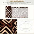thumbnail image 4 of Lampshades 2 Pack African Print Fabric Seamless Tribal Traditional Ethnic Hand 13"x13"x10" Light Shade for Table Lamps Floor Lamp Shades Lampshade Replacement Easy Assembly, 4 of 8