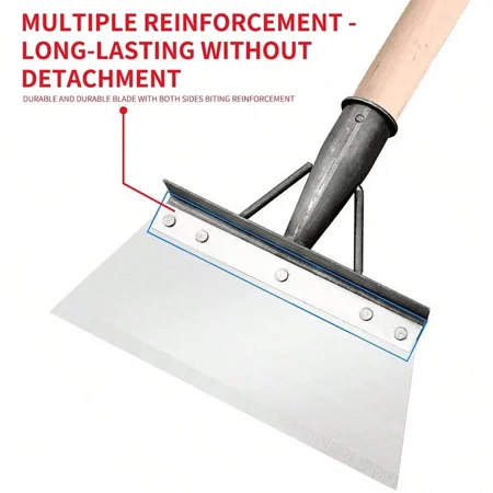 Garden Shovel Heavy Duty Steel Multifunction Cleaning Spade Flat Shovel Sharp