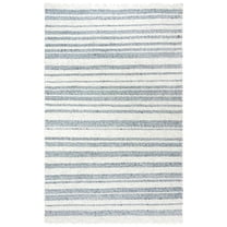 Alora Decor Sun 5'  x 7'6" Stripe Ivory/Gray/Rust/Blue Woven Area Rug