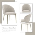 thumbnail image 2 of Champagne Fabric Seats - Armless Design - Reception Area Use - 220lbs Load, 2 of 4