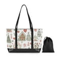 thumbnail image 7 of FORMRS Laptop Tote Bag for Women with 15.6" Computer Compartments Handbag, Nordic Christmas House, 7 of 7