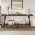 thumbnail image 3 of Extra Long Console Table for Living Room - Modern Brown Entryway Sofa Table - Sleek Rectangular Accent Furniture - Sturdy Design - 70.87 Inches, 3 of 7
