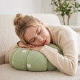 thumbnail image 4 of Cute Wavy‑Point Plush Pumpkin Throw Pillow, Soft Stuffed Pumpkin Doll, Decorative Desktop Ornament for Halloween Thanksgiving Home Decor and Holiday Gifting, 4 of 6