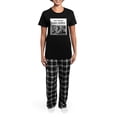 thumbnail image 4 of CafePress - QUANTUM COMPUTER Women's Dark Pajamas - Women's Short Sleeve Print T-Shirt and Pants Dark Cotton Pajama Set, 4 of 7