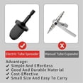 thumbnail image 3 of 6Pcs Bits Set HVAC Tools Swaging Tool HVAC Copper Pipe Expander Tool with 6Pcs Bit Holder Key Chain, 3 of 5