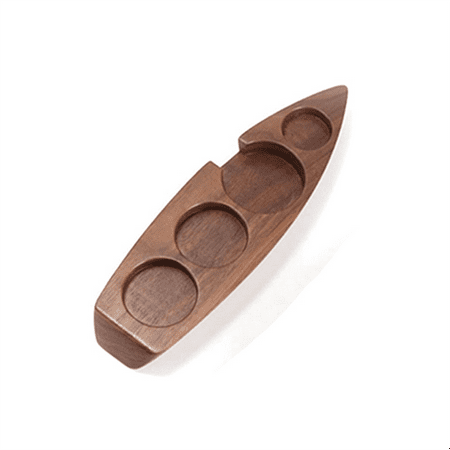 

58Mm Walnut Wood Coffee Powder Hammer Base Filter Screen Holder Maker Support Rack Accessories
