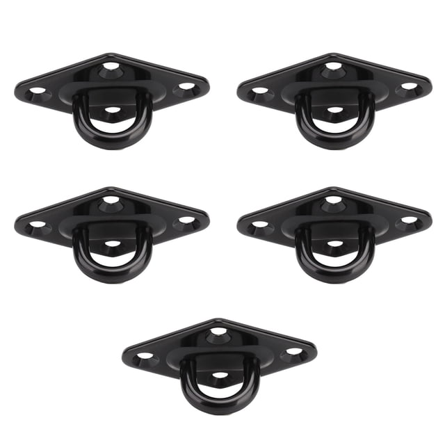 Eye Plate, 5Pcs Stainless Steel Ceiling Hook Thicken Eye Pad For Ceiling Chandeliers Ceiling Fans Ceiling Sandbags Hanging Swings